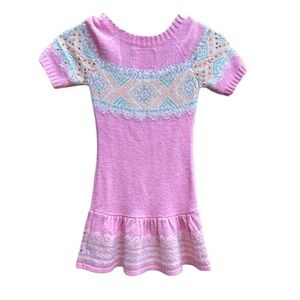Justice.   Pink Ruffled Tiered Casual Dress